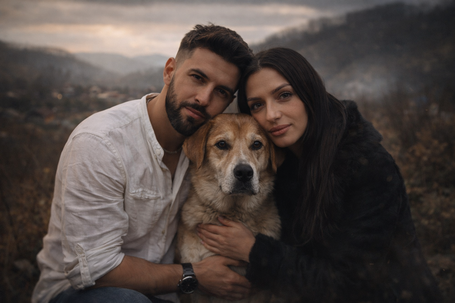 Senad & Azra mit Teddy